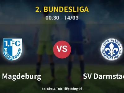 Kết Quả: 1. FC Magdeburg 1-1 SV Darmstadt 98 – Highlight & Bàn Thắng | 2. Bundesliga