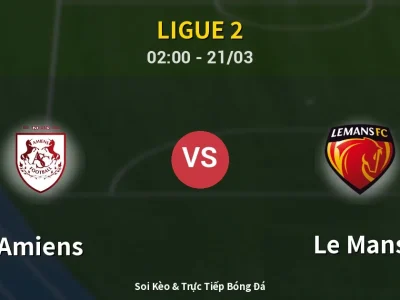 Kết Quả: Amiens 3-4 Le Mans – Highlight & Bàn Thắng | Ligue 2