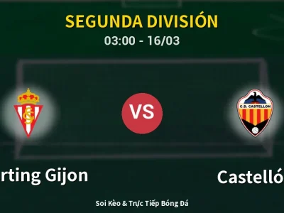 Soi Kèo Sporting Gijon vs Castellón – 03:00 16/03 | Nhận Định, Dự Đoán Tỷ Số