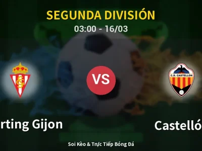 Kết Quả: Sporting Gijon 4-1 Castellón – Highlight & Bàn Thắng | Segunda División