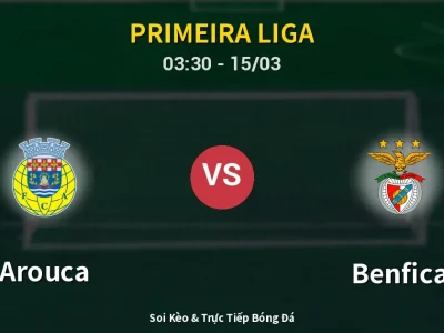 Kết Quả: Arouca 1-2 Benfica – Highlight & Bàn Thắng | Primeira Liga
