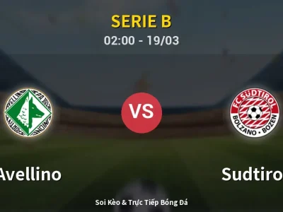 Kết Quả: Avellino 3-2 Sudtirol – Highlight & Bàn Thắng | Serie B