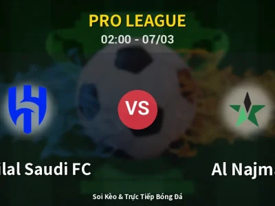 Kết Quả: Al-Hilal Saudi FC 4-0 Al Najma – Highlight & Bàn Thắng | Pro League