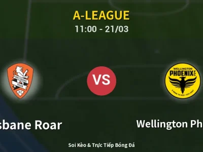 Kết Quả: Brisbane Roar 1-2 Wellington Phoenix – Highlight & Bàn Thắng | A-League