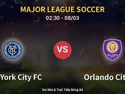 Kết Quả: New York City FC 5-0 Orlando City SC – Highlight & Bàn Thắng | Major League Soccer