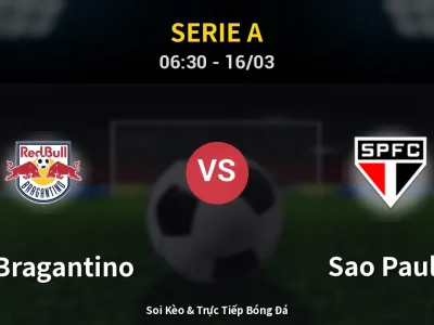 Soi Kèo RB Bragantino vs Sao Paulo – 06:30 16/03 | Nhận Định, Dự Đoán Tỷ Số