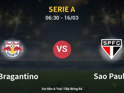 Soi Kèo RB Bragantino vs Sao Paulo – 06:30 16/03 | Nhận Định, Dự Đoán Tỷ Số
