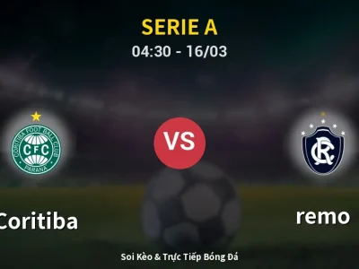 🔴 Trực Tiếp: Coritiba 1-0 remo – Link Xem Serie A (Full HD)