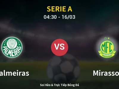 Soi Kèo Palmeiras vs Mirassol – 04:30 16/03 | Nhận Định, Dự Đoán Tỷ Số