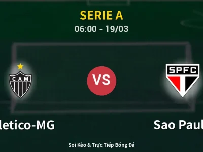 Kết Quả: Atletico-MG 1-0 Sao Paulo – Highlight & Bàn Thắng | Serie A