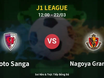 Kết Quả: Kyoto Sanga 1-1 Nagoya Grampus – Highlight & Bàn Thắng | J1 League