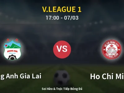 Kết Quả: Hoang Anh Gia Lai 0-1 Ho Chi Minh – Highlight & Bàn Thắng | V.League 1