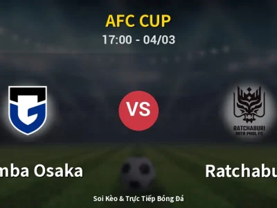 Kết Quả: Gamba Osaka 1-1 Ratchaburi – Highlight & Bàn Thắng | AFC Cup