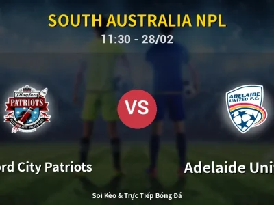 Kết Quả: Playford City Patriots 4-2 Adelaide United II – Highlight & Bàn Thắng | South Australia NPL