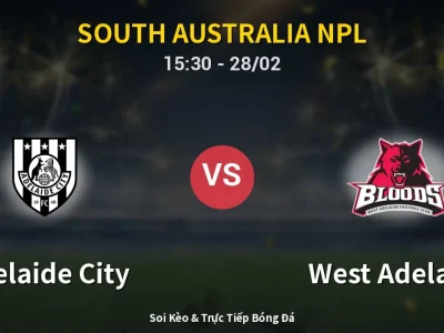 🔴 Trực Tiếp: Adelaide City 1-1 West Adelaide – Link Xem South Australia NPL (Full HD)