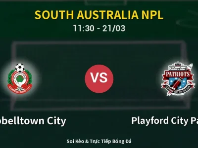 Kết Quả: Campbelltown City 2-1 Playford City Patriots – Highlight & Bàn Thắng | South Australia NPL