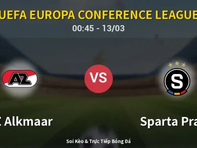 Kết Quả: AZ Alkmaar 2-1 Sparta Praha – Highlight & Bàn Thắng | UEFA Europa Conference League