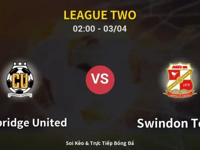 Kết Quả: Cambridge United 1-1 Swindon Town – Highlight & Bàn Thắng | League Two