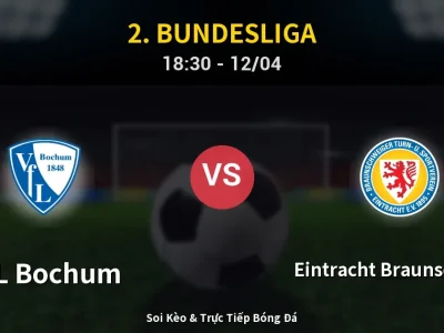 🔴 Trực Tiếp: VfL Bochum 2-0 Eintracht Braunschweig – Link Xem 2. Bundesliga (Full HD)