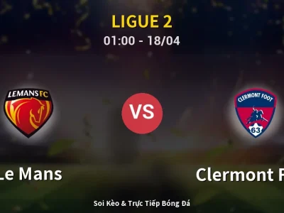 Soi Kèo Le Mans vs Clermont Foot – 01:00 18/04 | Nhận Định, Dự Đoán Tỷ Số
