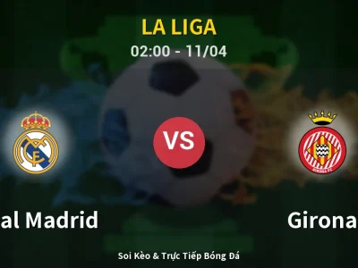 Soi Kèo Real Madrid vs Girona – 02:00 11/04 | Nhận Định, Dự Đoán Tỷ Số