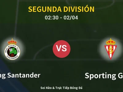 Kết Quả: Racing Santander 3-1 Sporting Gijon – Highlight & Bàn Thắng | Segunda División