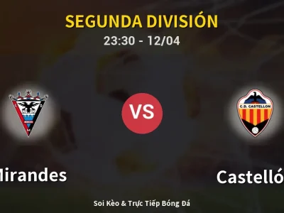 Soi Kèo Mirandes vs Castellón – 23:30 12/04 | Nhận Định, Dự Đoán Tỷ Số
