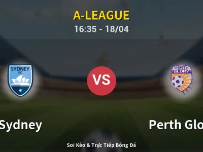 🔴 Trực Tiếp: Sydney 0-0 Perth Glory – Link Xem A-League (Full HD)