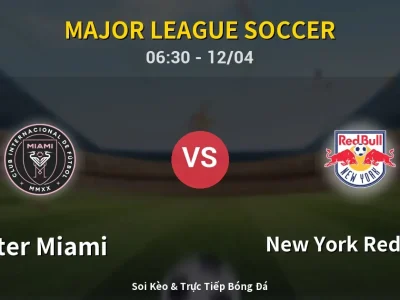 Kết Quả: Inter Miami 2-2 New York Red Bulls – Highlight & Bàn Thắng | Major League Soccer