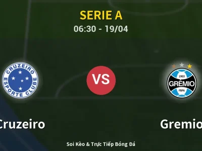 Kết Quả: Cruzeiro 2-0 Gremio – Highlight & Bàn Thắng | Serie A