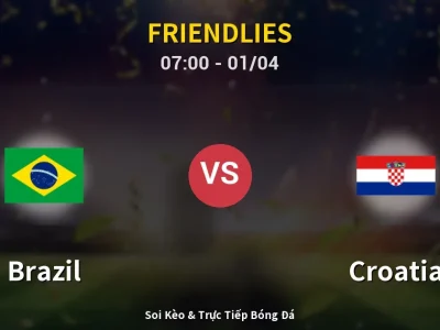 Kết Quả: Brazil 3-1 Croatia – Highlight & Bàn Thắng | Friendlies