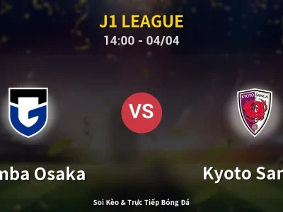Kết Quả: Gamba Osaka 2-0 Kyoto Sanga – Highlight & Bàn Thắng | J1 League
