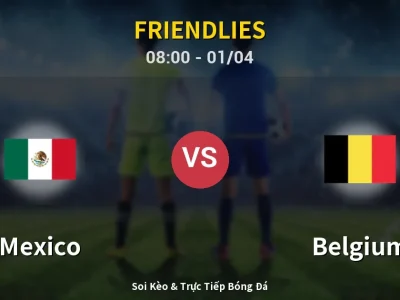 Kết Quả: Mexico 1-1 Belgium – Highlight & Bàn Thắng | Friendlies