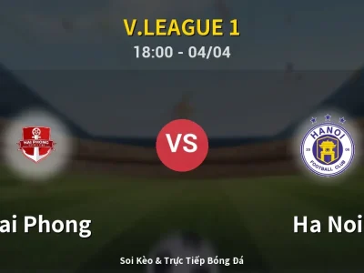 Soi Kèo Hai Phong vs Ha Noi – 18:00 04/04 | Nhận Định, Dự Đoán Tỷ Số