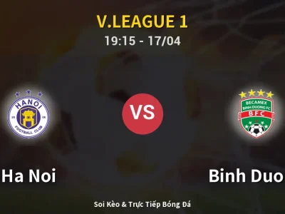 Kết Quả: Ha Noi 4-2 Binh Duong – Highlight & Bàn Thắng | V.League 1