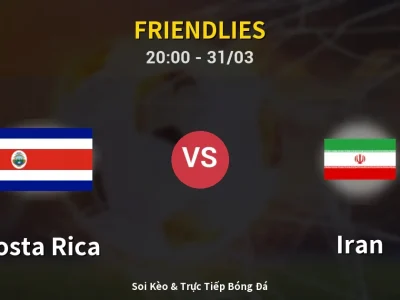 🔴 Trực Tiếp: Costa Rica 0-5 Iran – Link Xem Friendlies (Full HD)