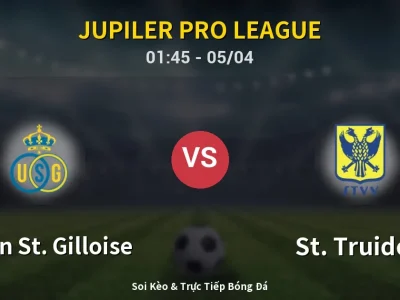 Kết Quả: Union St. Gilloise 1-0 St. Truiden – Highlight & Bàn Thắng | Jupiler Pro League