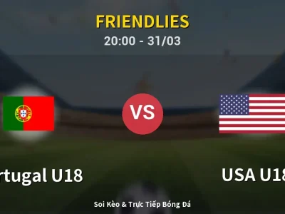 Soi Kèo Portugal U18 vs USA U18 – 20:00 31/03 | Nhận Định, Dự Đoán Tỷ Số